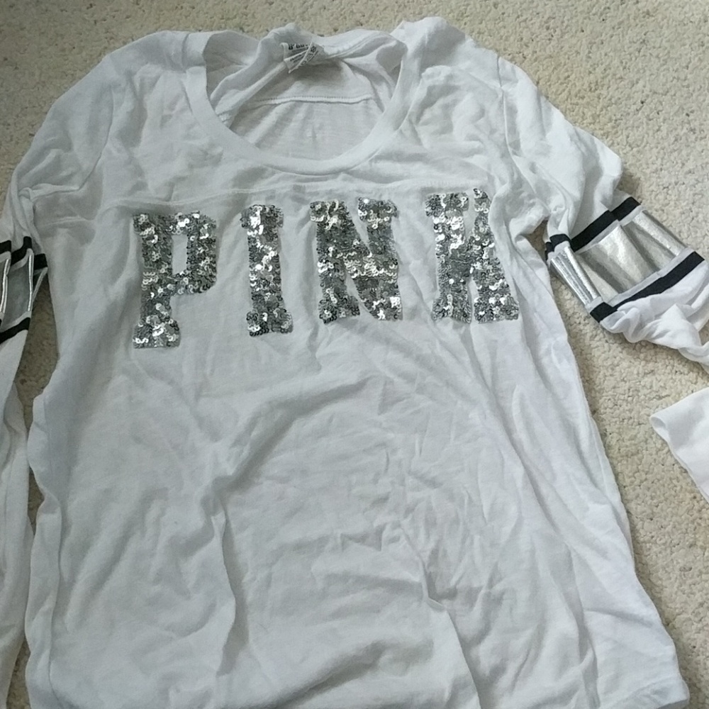 Pink long sleeve tee